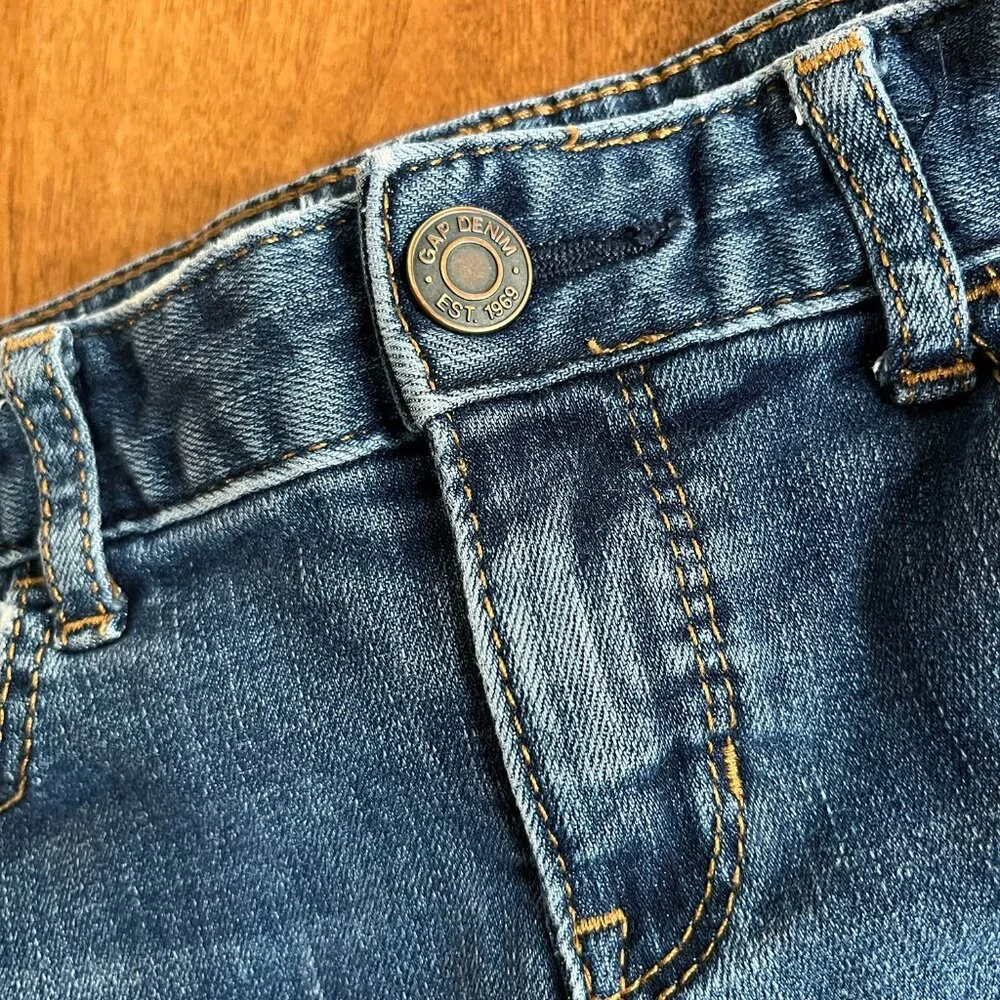 Gap denim cuffed shorts 7